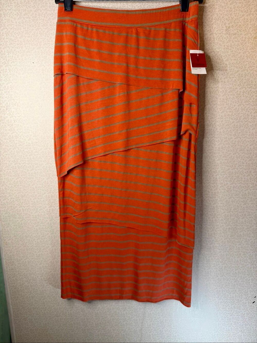 NWT Cristina tiered asymmetrical maxi skirt